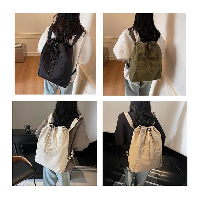 トートバッグ リュック 2way a4 レディース 巾着 軽量 黒 通学 通勤 おしゃれ ショルダー 背中 |  | 15