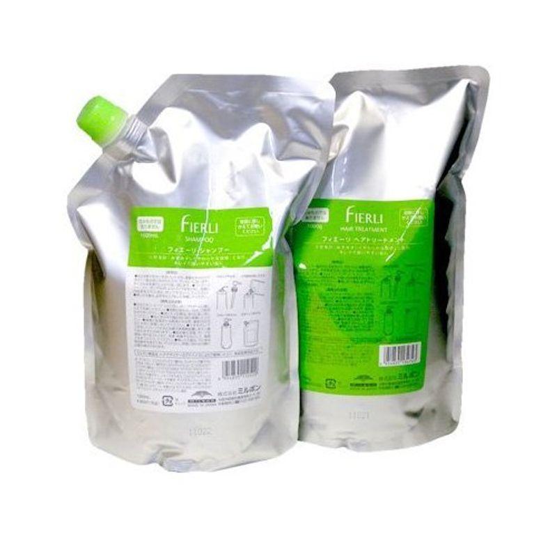 ミルボン フィエーリ シャンプー 1000ml&トリートメント1000g詰め替えセット フィエーリ シャンプー ミルボン 1000ml&トリートメント1000g詰め替えセット