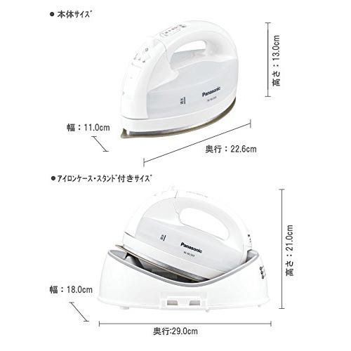 パナソニック コードレススチームWヘッドアイロン ホワイト NI パナソニック コードレススチームWヘッドアイロン ホワイト NI