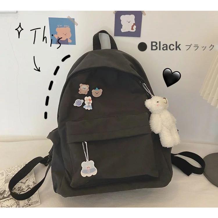 リュック 通学 女子 韓国 中学生 高校生 おしゃれ 小学生 女の子 リュック遠足 通学 入学式 入学祝い 大きさ 大容量 シンプル 無地 |  | 05