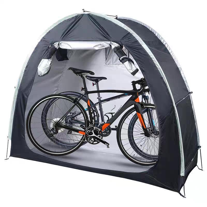 自転車テント バイクガレージ ２-３台用 サイクルハウス 屋外収納 ＵＶカット 遮熱雨風と日差しから守る、屋外の自転車置き場がすっきり整う | 