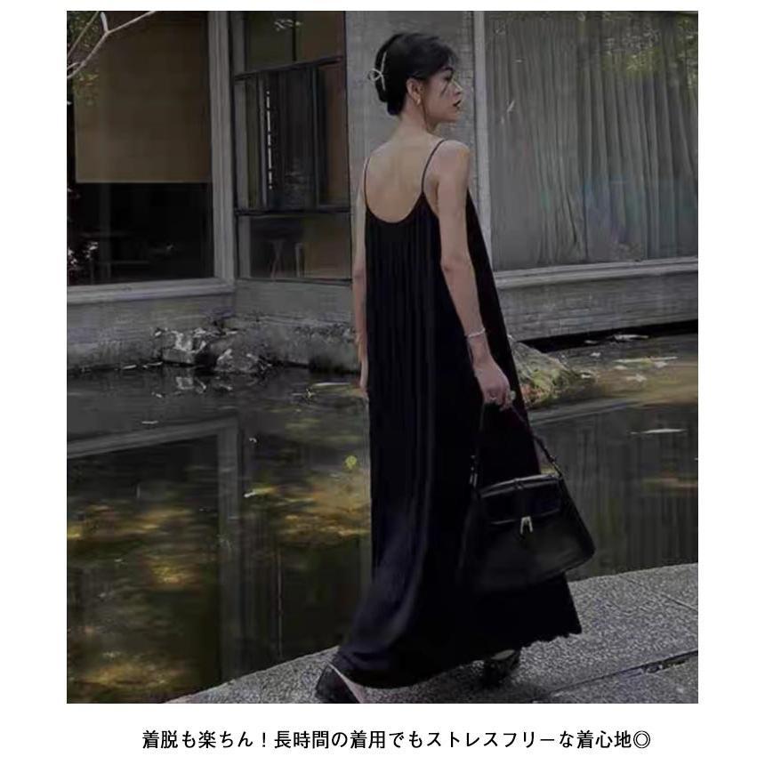 着痩せ きれいめ 重ね着 ノースリーブ キャミワンピース ロングワンピース お洒落 レディース 体型カバー キャミソール ワンピース キレイめ ワンピ |  | 08