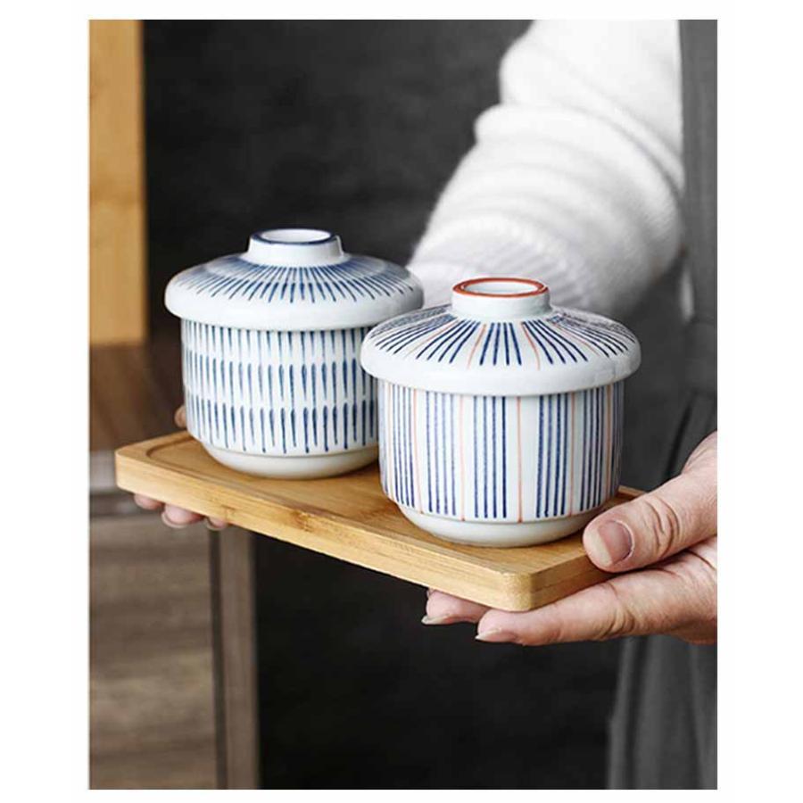 蓋付き 茶碗蒸し 和食器 蓋物 陶器 耐熱性 ココット 2個セット 蓋付き デザートカップ 電子レンジ・食洗機・オーブン対応 スープカップ 業務用 ホ |  | 15