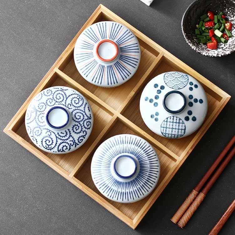 蓋付き 茶碗蒸し 和食器 蓋物 陶器 耐熱性 ココット 2個セット 蓋付き デザートカップ 電子レンジ・食洗機・オーブン対応 スープカップ 業務用 ホ |  | 02