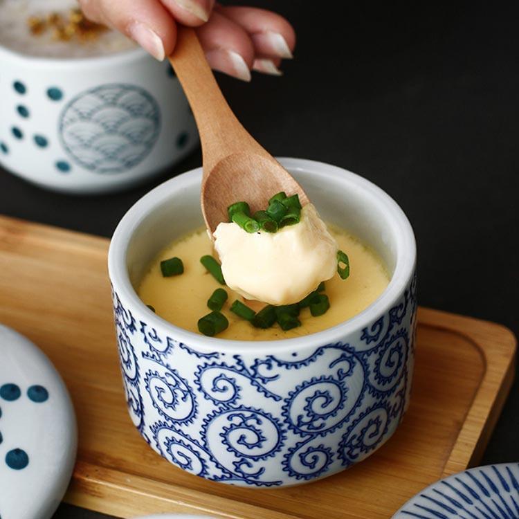 蓋付き 茶碗蒸し 和食器 蓋物 陶器 耐熱性 ココット 2個セット 蓋付き デザートカップ 電子レンジ・食洗機・オーブン対応 スープカップ 業務用 ホ |  | 03