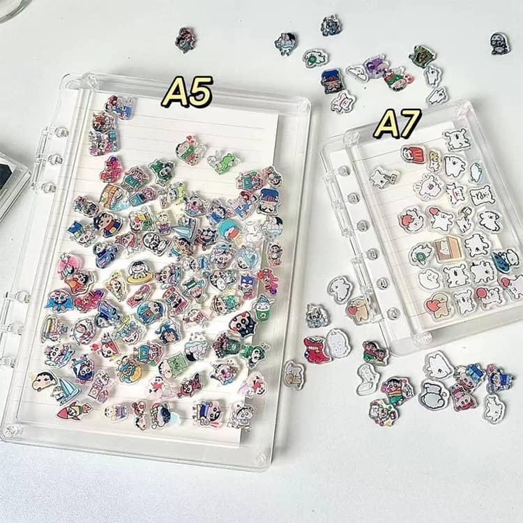 シェイカー A7 シャカシャカ バインダー カスタム シェイカーノート 6穴 A5 A6 6穴 手帳 シェイカー アクスタノート 手帳 シール帳 スケ |  | 07