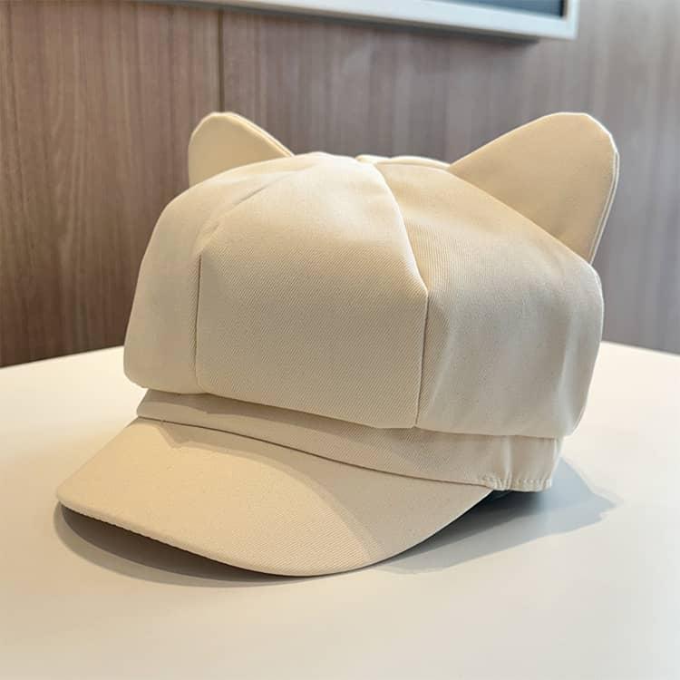 耳付き レディース 猫耳 キャスケット ねこ耳 ふんわり 衣装 猫耳 コスチューム 立ち耳 シンプル 可愛い レディース かわいい ガーリー お洒落 |  | 05