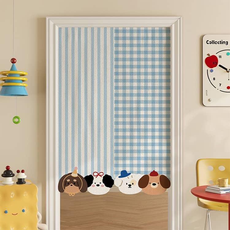 間仕切り のれん カーテン 防水 間仕切り かわいい ショート丈 目隠し シンプル 突っ張り棒式 ポスター 家庭用 タペストリー 穴開け不要 のれん |  | 01