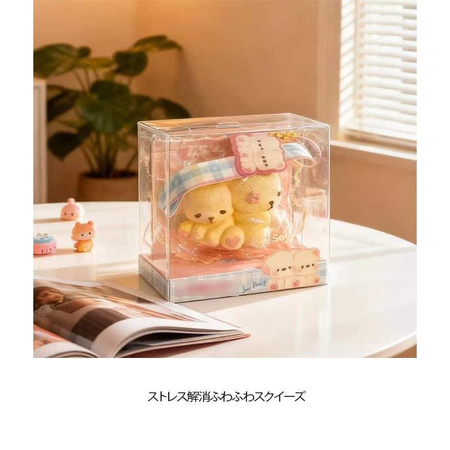 可愛い ふわふわ 水感スクイーズ ストレス解消 リラックス スクイーズ