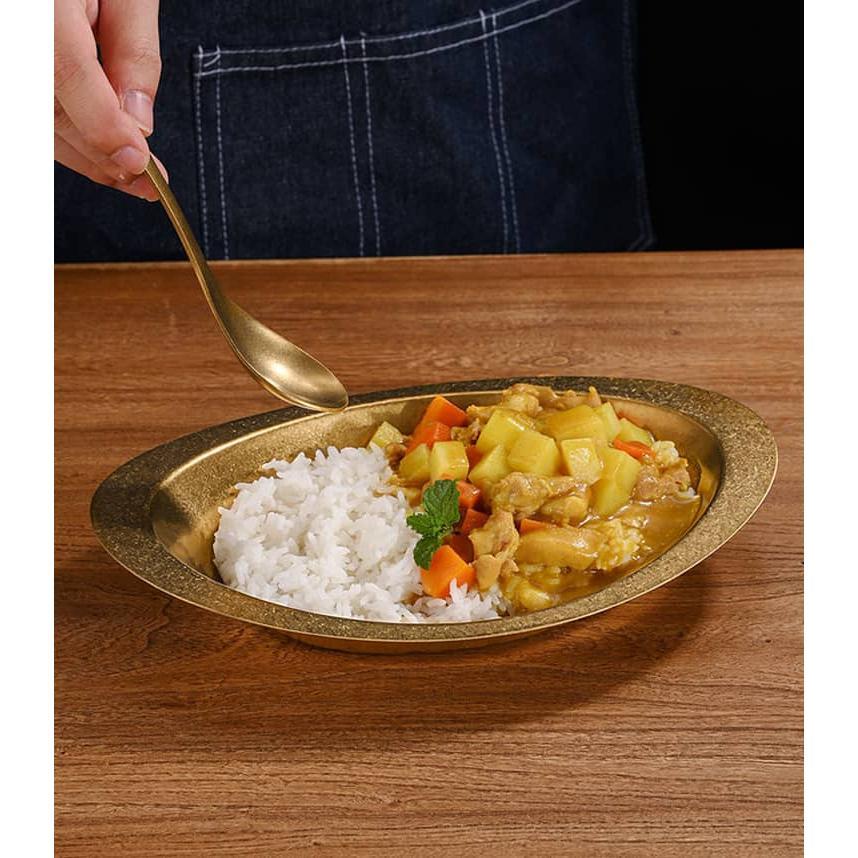 プレート カレー皿 ステンレス製 深め レトロ カレーボウル 食器 楕円 舟形皿 皿 お皿 カレー皿 キッチン用品 ステンレス カレーライス 盛り付け |  | 11