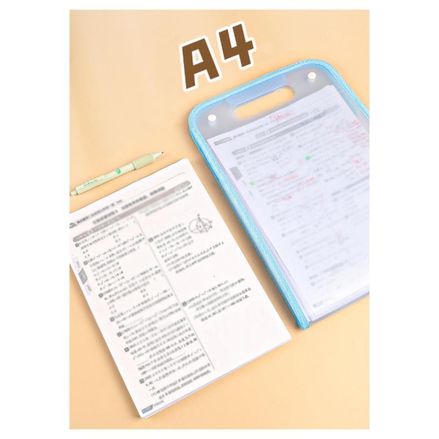 アコーディオンファイル ジャバラ式 バッグ型 ドキュメント 持ち手文具 持ち手 A4サイズ ファイル 13ポケット ４点セット 書類 書類保管 持ち運 |  | 12