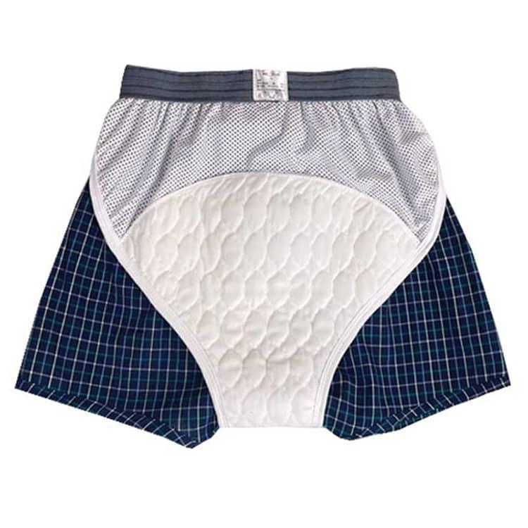 尿漏れパンツ パンツ 便漏れパンツ ゆったり メンズ 軽失禁 洗濯可 吸水ショーツ 安心パンツ 背面大型パッド 目立たない 失禁パンツ 中失禁 尿漏れ |  | 03