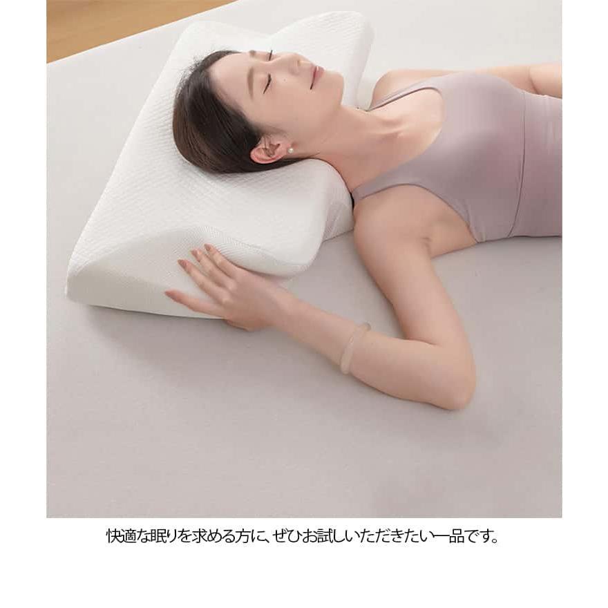 肩こり 枕 横向き寝 熟睡 枕 首 低反発枕 いびき エルゴ枕 快眠枕 快眠 取り外し可能な枕カバー付き 首こり  寝返り 横向き 仰向け |  | 14