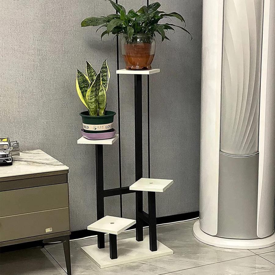 フラワースタンドガーデニング花台植物棚室内プランタースタンド北欧花台ガーデンラック5階園芸ラック観葉植物鉄木製花台安定させる組み立て |  | 06