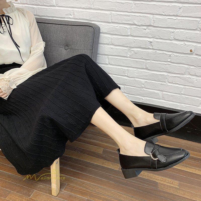 パンプス レディース ローファー フラットシューズ スリッポン スクエアトゥ 歩きやすい 履きやすい 革靴 疲れない 柔らかい アウトドア お出かけ |  | 03
