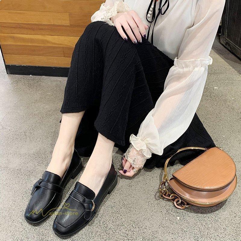 パンプス レディース ローファー フラットシューズ スリッポン スクエアトゥ 歩きやすい 履きやすい 革靴 疲れない 柔らかい アウトドア お出かけ |  | 05
