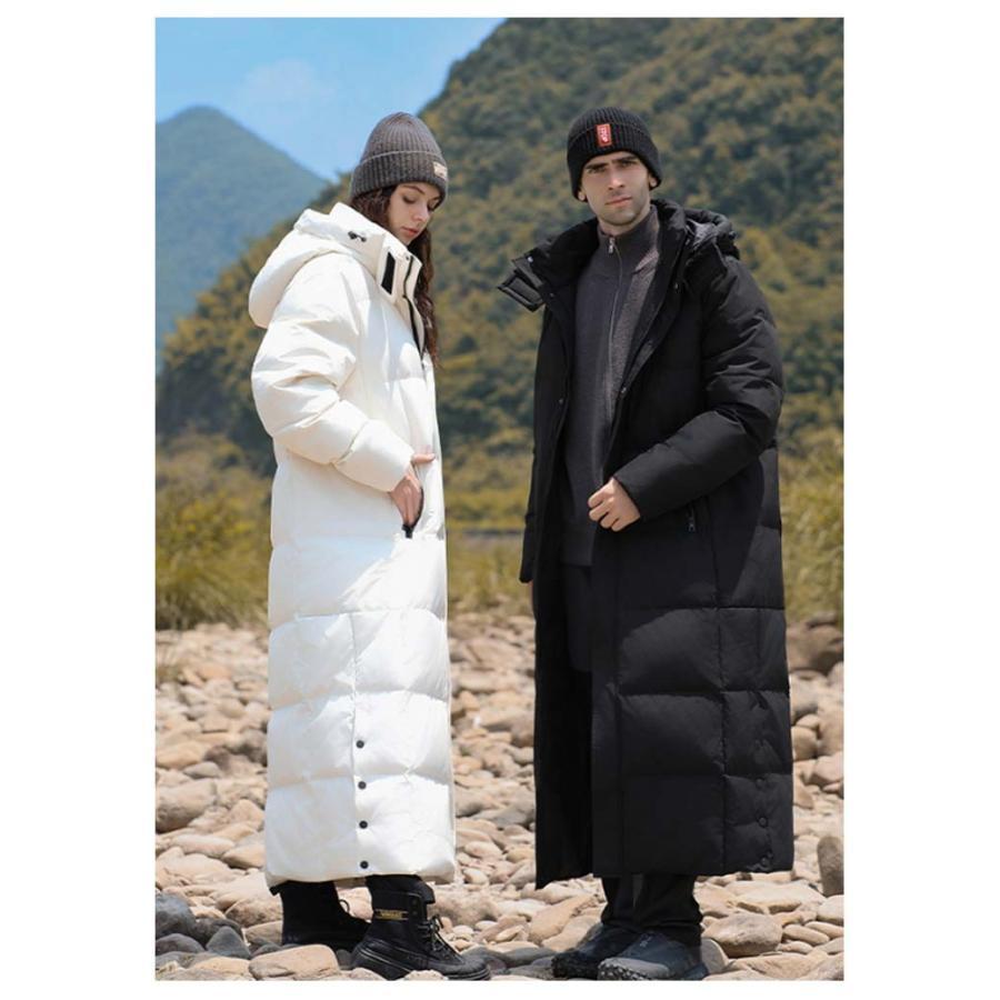 90％ダウン ダウンコート ベンチコート ロング ロング丈 ロングコート ロング レディース メンズ 冬服 冬用 防寒 中綿コート ロング丈 中 |  | 10