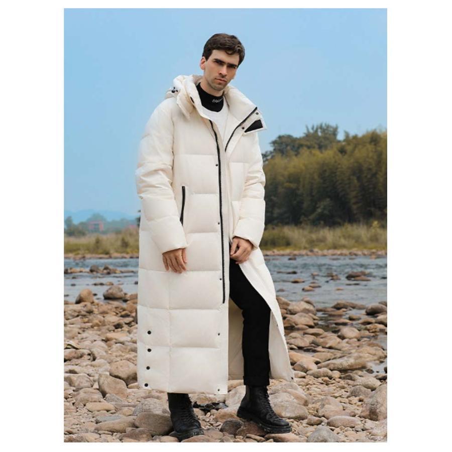 90％ダウン ダウンコート ベンチコート ロング ロング丈 ロングコート ロング レディース メンズ 冬服 冬用 防寒 中綿コート ロング丈 中 |  | 09