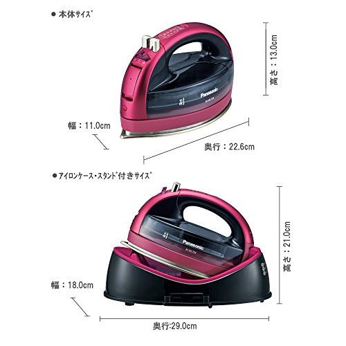 パナソニック コードレススチームWヘッドアイロン ホワイト NI-WL405-W