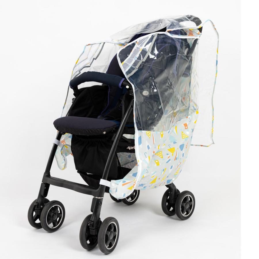kukka hippo クッカヒッポ マルチレインカバー ベビーカー用レインカバー 対面・背面用 A型・B型 ベビーカー・バギー対応 | kukka hippo | 07