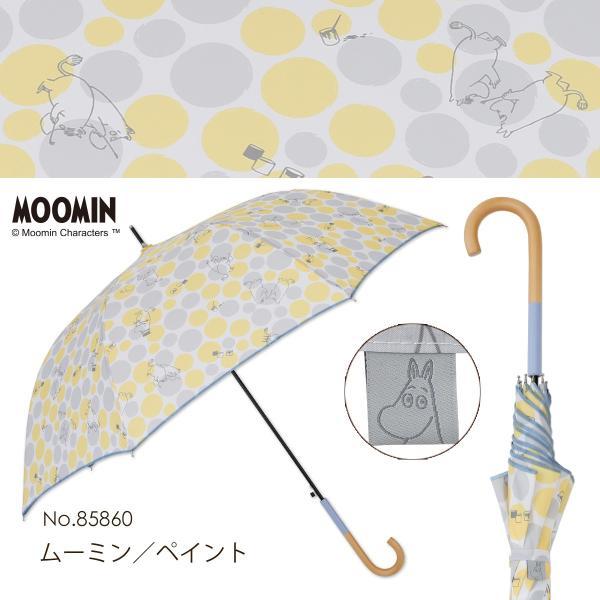 MOOMIN ムーミン グッズ 60cm ジャンプ傘 雨傘 レディース 北欧 キャラクターアンブレラ ムーミン/リトルミイ ミー グラスファイバー骨使用 丈夫 母の日 ギフト | MOOMIN | 09