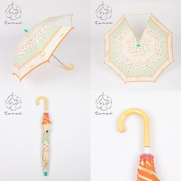 雨傘 長傘 1コマ透明窓 テノエ tenoe 40cm 45cm 50cm 手開き 手動 キッズ 子供 子ども ガールズ ボーイズ 男女兼用 | ブランド登録なし | 09