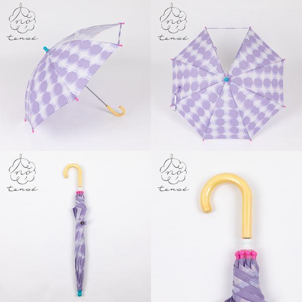 雨傘 長傘 1コマ透明窓 テノエ tenoe 40cm 45cm 50cm 手開き 手動 キッズ 子供 子ども ガールズ ボーイズ 男女兼用 | ブランド登録なし | 11