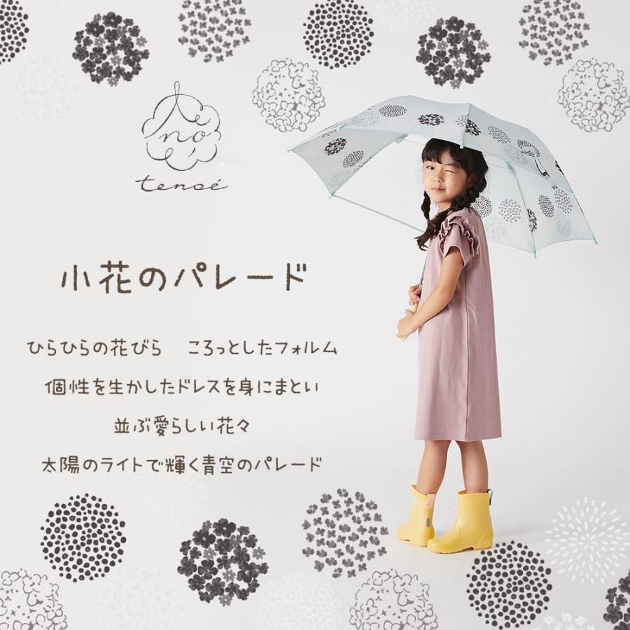 雨傘 長傘 1コマ透明窓 テノエ tenoe 40cm 45cm 50cm 手開き 手動 キッズ 子供 子ども ガールズ ボーイズ 男女兼用 | ブランド登録なし | 22