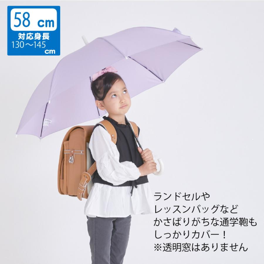 CONVERSE コンバース キッズ ジュニア 1コマ透明 ワンタッチジャンプ傘 55cm 58cm ボーイズ ガールズ 男児 女児 青 黒 水色 紫 | CONVERSE | 19