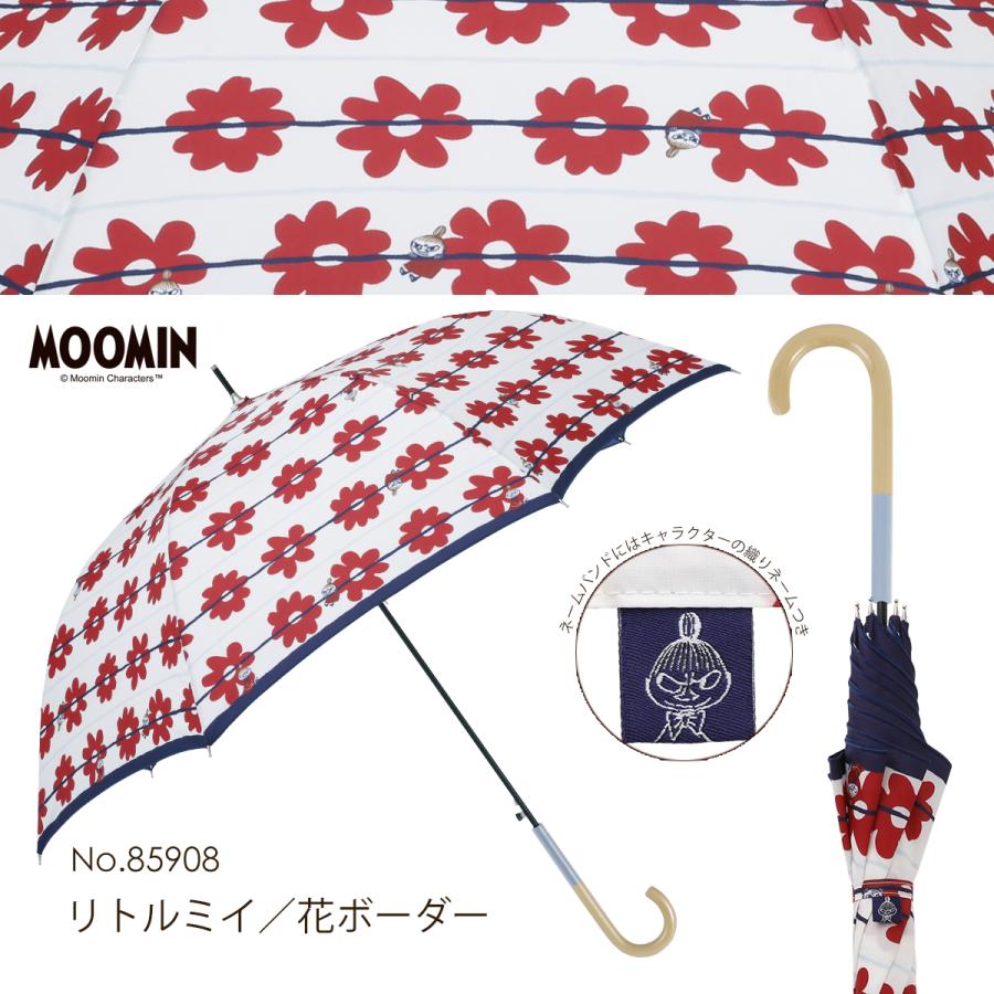 MOOMIN ムーミン グッズ 60cm ジャンプ傘 雨傘 キャラクター リトルミイプレゼント 北欧 おしゃれ かわいい レディース  uvカット 雨晴兼用 傘 長傘 大人 | MOOMIN | 06