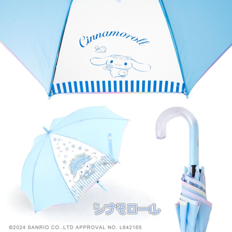 Sanrio Characters サンリオキャラクターズ グッズ １コマ透明 アンブレラ キッズ 子供用 50cm 雨傘 | sanrio | 12