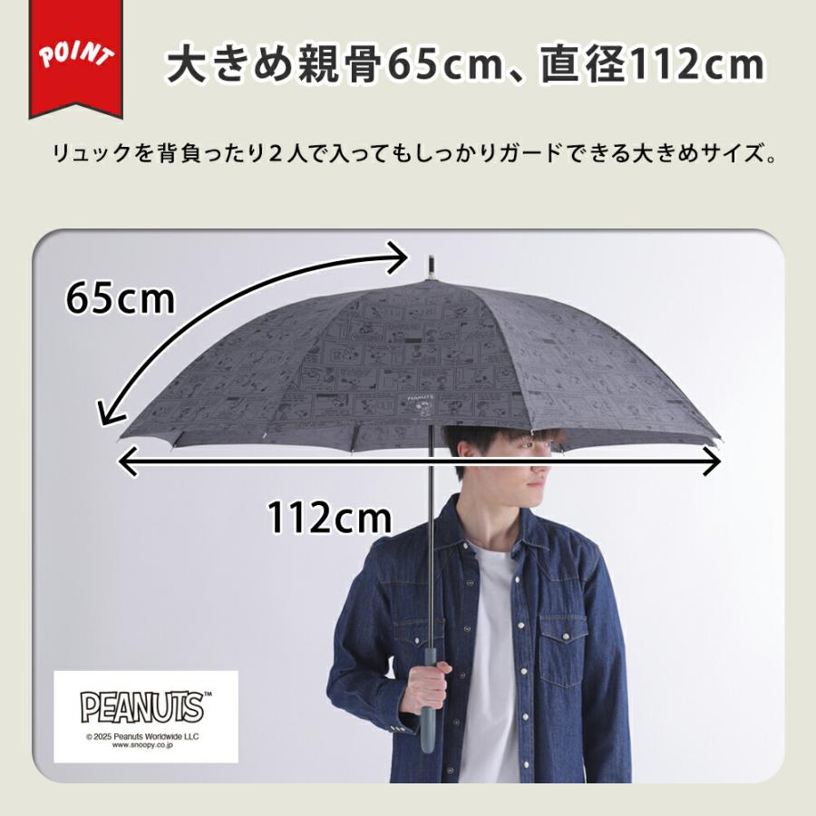 SNOOPY（スヌーピー） 65cm 雨傘 PEANUTS メンズ ユニセックス