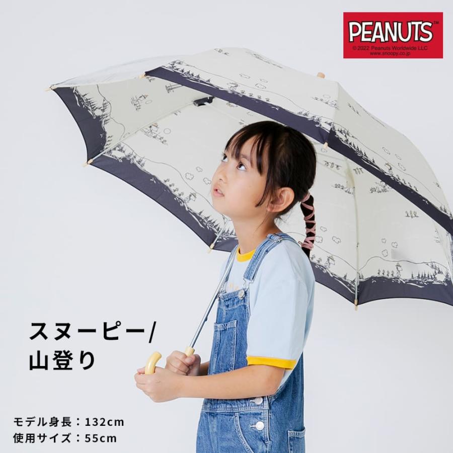 PEANUTS スヌーピー １コマ透明 キャラクター アンブレラ キッズ 子供用 40cm 45cm 50cm 55cm 雨傘 SNOOPY グッズ 子ども こども オシャレ かわいい｜linedrops｜20