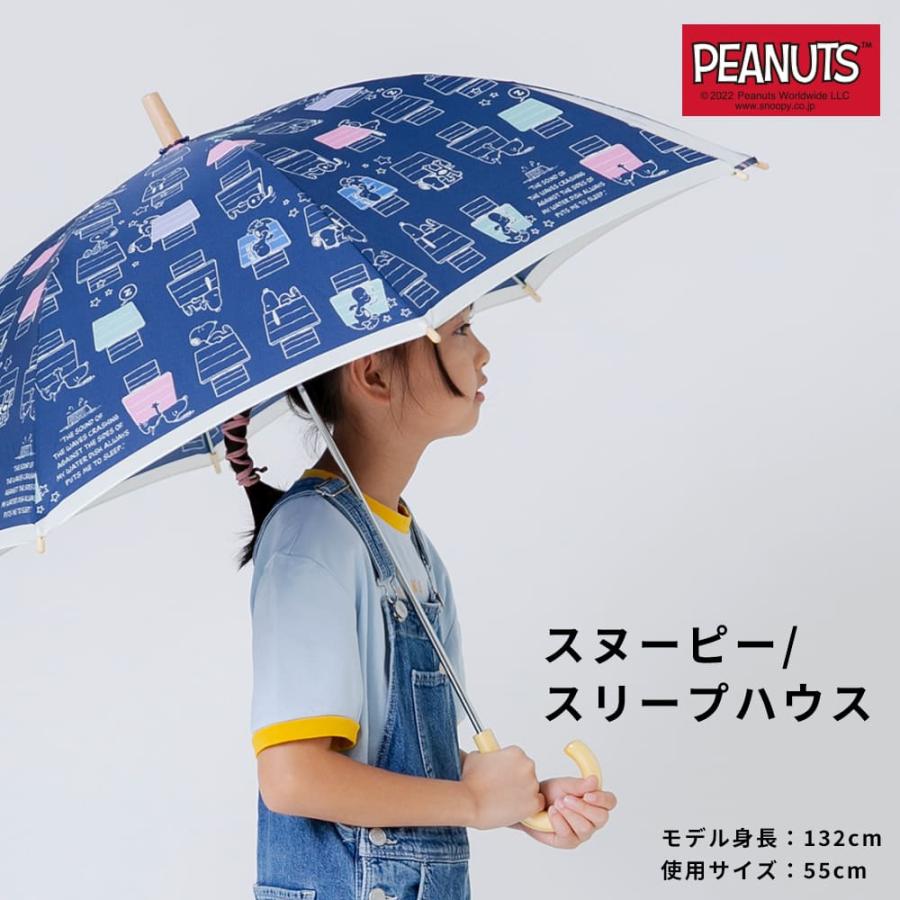 PEANUTS スヌーピー １コマ透明 キャラクター アンブレラ キッズ 子供用 40cm 45cm 50cm 55cm 雨傘 SNOOPY グッズ 子ども こども オシャレ かわいい｜linedrops｜10