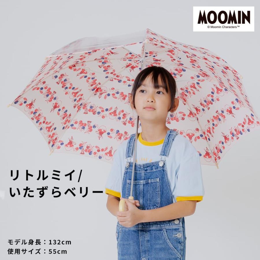 MOOMIN ムーミン １コマ透明 キャラクター アンブレラ キッズ 子供用 40cm 45cm 50cm 55cm 雨傘 リトルミイ グッズ 子ども こども オシャレ かわいい 丈夫 | MOOMIN | 05