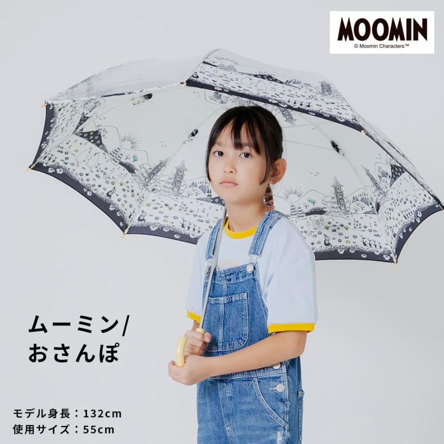 MOOMIN ムーミン １コマ透明 キャラクター アンブレラ キッズ 子供用 40cm 45cm 50cm 55cm 雨傘 リトルミイ グッズ 子ども こども オシャレ かわいい 丈夫 | MOOMIN | 02