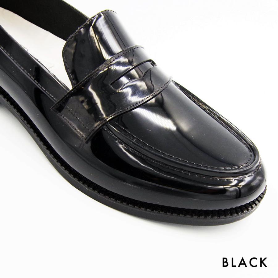 TEMPERATE テンパレイト レディース レインシューズ レイン ローファー ブラック グリーン 雨靴 オシャレ 可愛い かわいい ギフト プレゼント 通勤 通学 | ブランド登録なし | 06