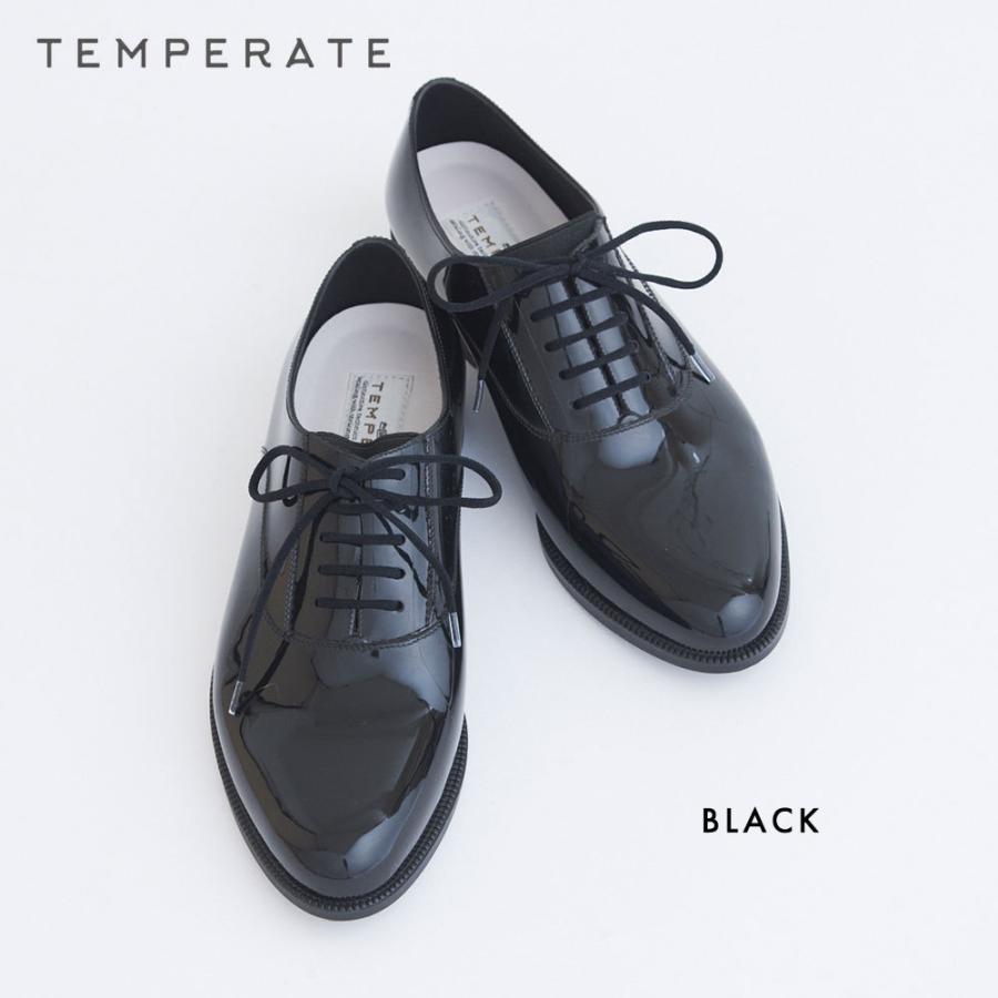 TEMPERATE テンパレイト レディース レインシューズ レースアップレインシューズ ブラック 紐靴 雨靴 オシャレ 可愛い かわいい ギフト プレゼント 通勤 通学 黒 | ブランド登録なし | 01