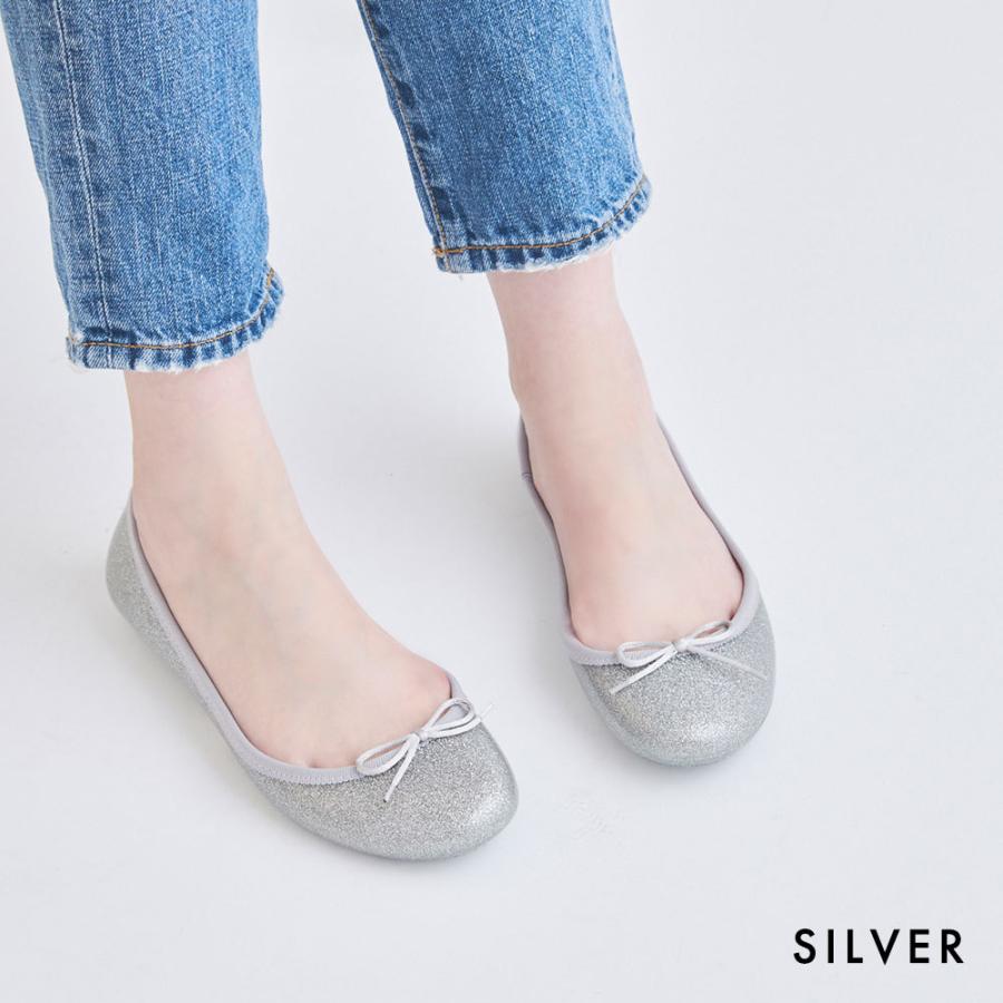 TEMPERATE テンパレイト レディース レインシューズ バレエシューズ風 ブラック ベージュ パンプス 雨靴 オシャレ かわいい ギフト プレゼント 通勤 通学 ラメ | ブランド登録なし | 11