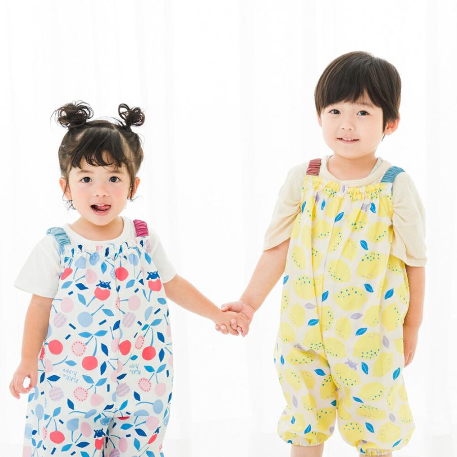 プレイウエア プレイウェア 砂場着 kukka hippo クッカヒッポ 90cm 100cm ベビー キッズ 男女兼用 カラフル グリーン イエロー 撥水 防水 誕生日 出産祝 | kukka hippo | 24
