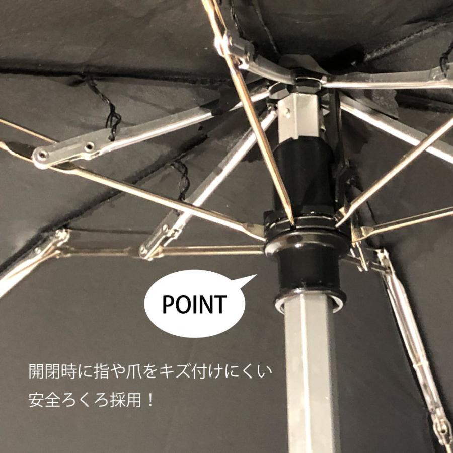 雨傘 レディース 折りたたみ 50cm 無地 CONVERSE コンバース ブランド 黒 ブラック 紺 ネイビー グレー 灰色 シンプル 母の日 ギフト プレゼント オシャレ 撥水 | CONVERSE (PRODUCT) | 04