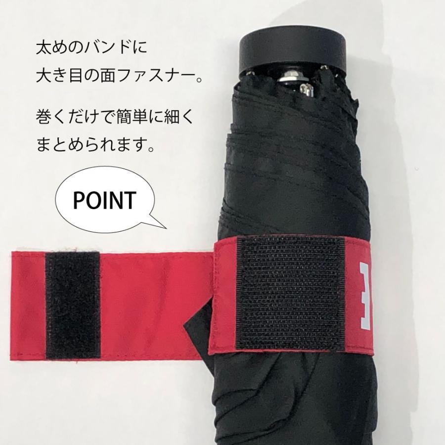 雨傘 レディース 折りたたみ 50cm 無地 CONVERSE コンバース ブランド 黒 ブラック 紺 ネイビー グレー 灰色 シンプル 母の日 ギフト プレゼント オシャレ 撥水 | CONVERSE (PRODUCT) | 05