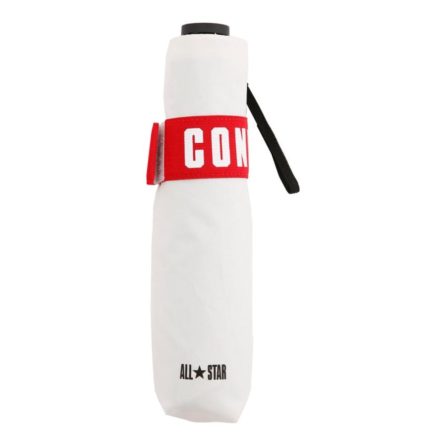 日傘 晴雨兼用傘 メンズ ユニセックス 折りたたみ 58cm CONVERSE コンバース ブランド 晴雨兼用日傘 黒 ブラック 赤 レッド 白 ホワイト 母の日 ギフト おしゃれ | CONVERSE (PRODUCT) | 15