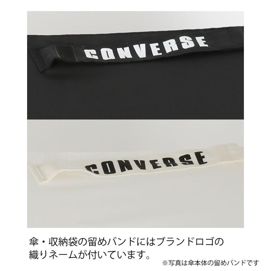 日傘 晴雨兼用傘 メンズ ユニセックス 折りたたみ 58cm CONVERSE コンバース ブランド 晴雨兼用日傘 黒 ブラック 赤 レッド 白 ホワイト 母の日 ギフト おしゃれ | CONVERSE (PRODUCT) | 02