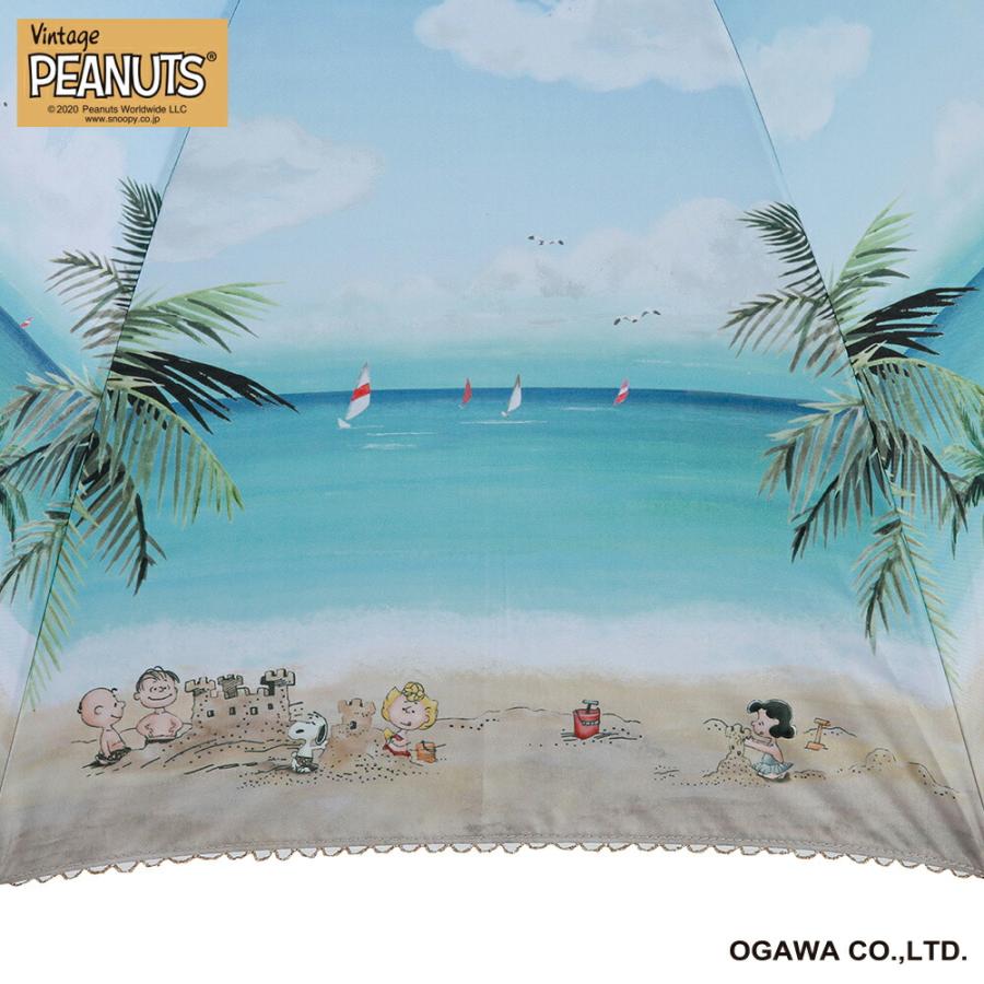 スヌーピー グッズ 晴雨兼用 日傘 長傘 50cm キャンバスパラソル レディース SNOOPY PEANUTS 紫外線 婦人用 母の日 ギフト プレゼント 遮光 遮熱 晴雨兼用傘 | SNOOPY | 17