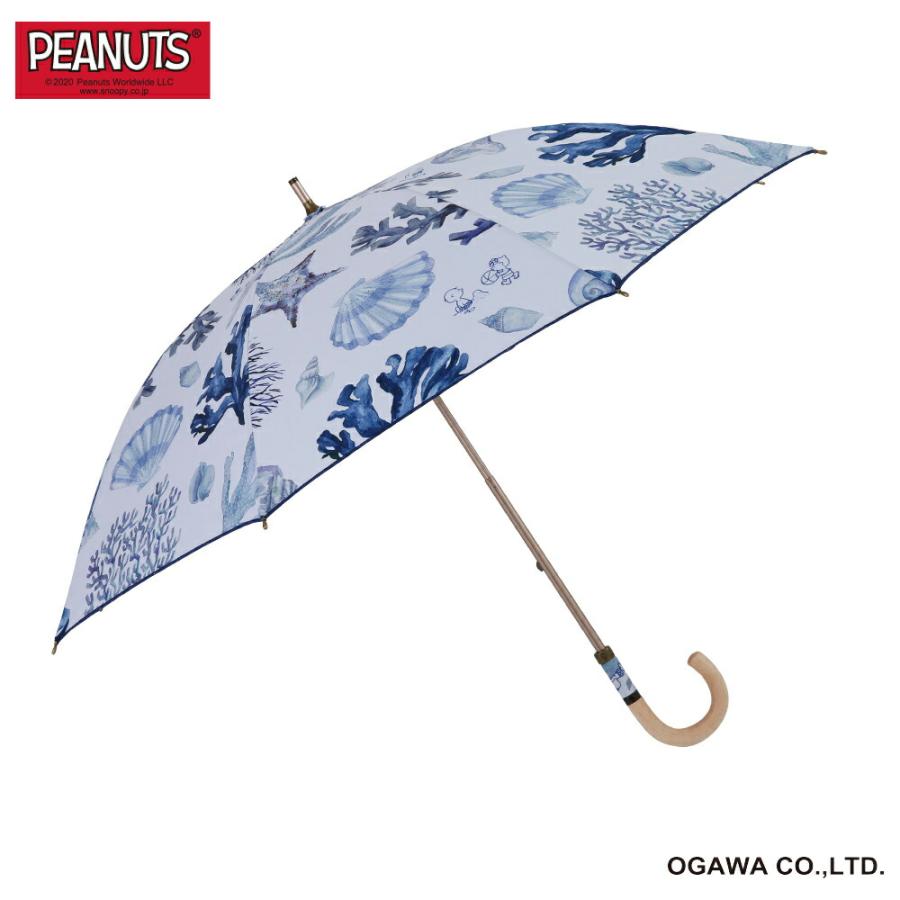 スヌーピー グッズ 晴雨兼用 日傘 長傘 50cm キャンバスパラソル レディース SNOOPY PEANUTS 紫外線 婦人用 母の日 ギフト プレゼント 遮光 遮熱 晴雨兼用傘 | SNOOPY | 12