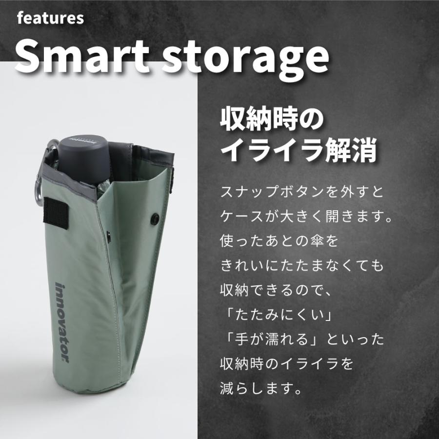 innovator イノベーター 晴雨兼用 コンパクト 折りたたみ日傘 53cm ユニセックス 男女兼用 折り畳み傘 おしゃれ 北欧 メンズ 携帯 小さい おりたたみ傘 | innovator | 13