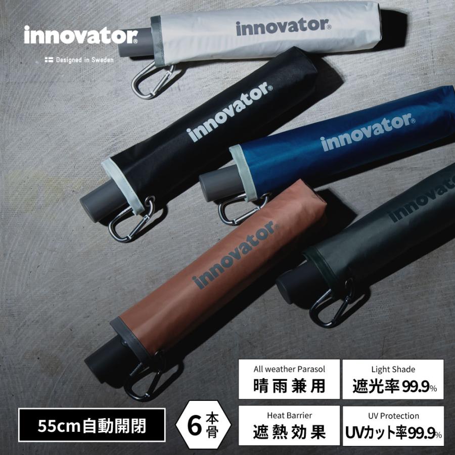 innovator イノベーター 晴雨兼用 自動開閉 折りたたみ傘 55cm innovator イノベーター 晴雨兼用 自動開閉 折りたたみ傘 55cm