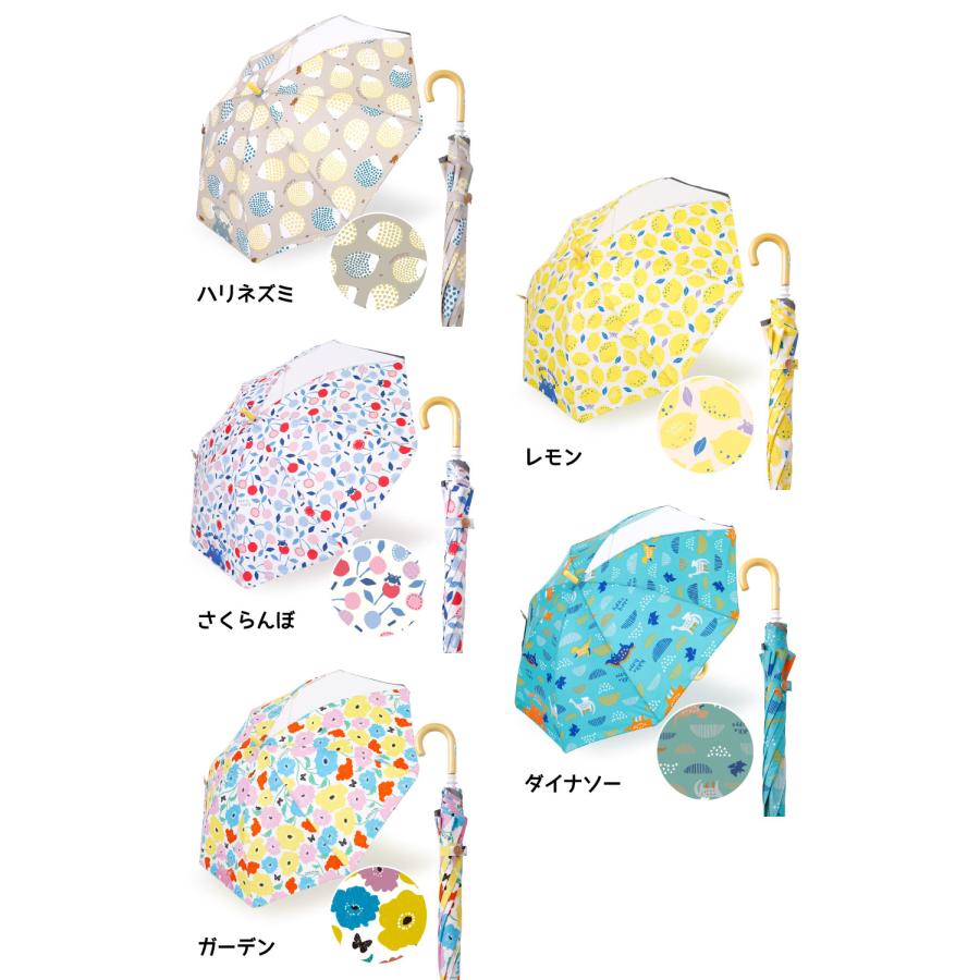 尖っていない露先 ベビー キッズ 子供用 アンブレラ 傘 雨傘 40cm-50cm  kukka hippo クッカヒッポ  手開き 手動式 40センチ 45センチ 50センチ 1コマ透明 反射 | kukka hippo | 13