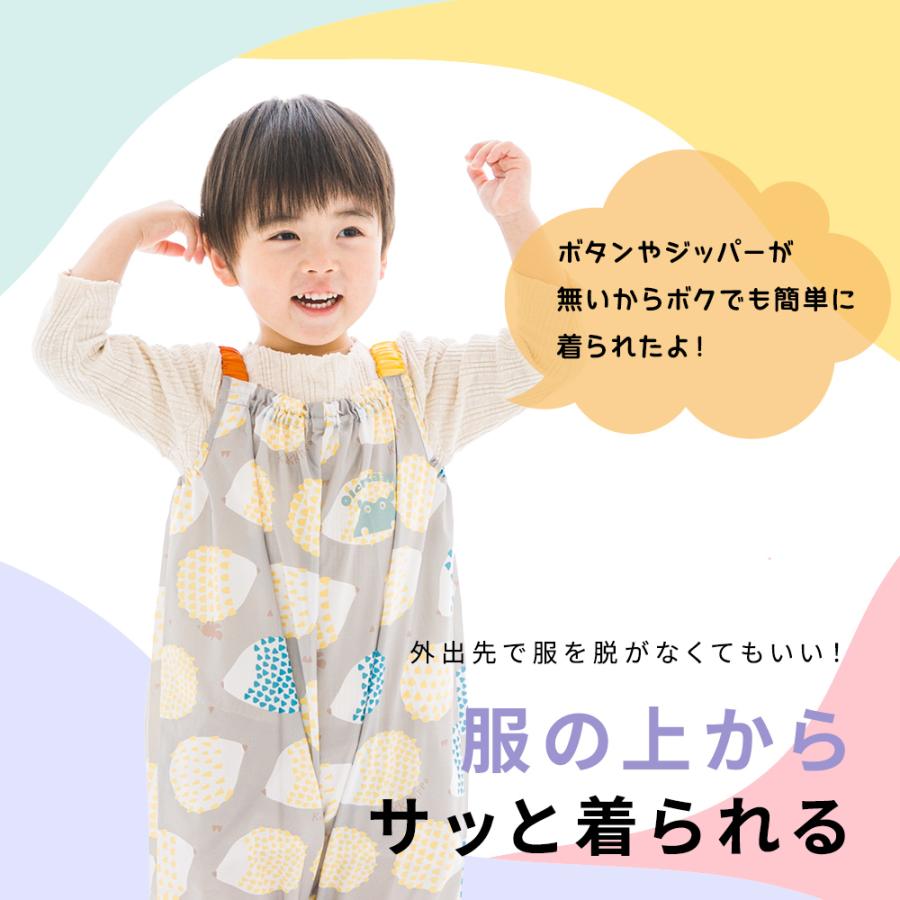 プレイウエア ベビー キッズ プレイウェア 砂場着 90cm ロンパース クッカヒッポ kukka hippo 子供用 りんご リンゴ 花柄 撥水 おしゃれ かわいい 出産祝い | kukka hippo | 15